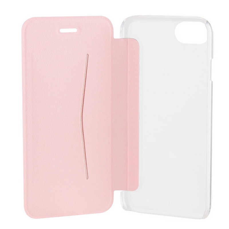 Xqisit Flap Cover Adour iPhone 7 Plus hoes RoseGold 06