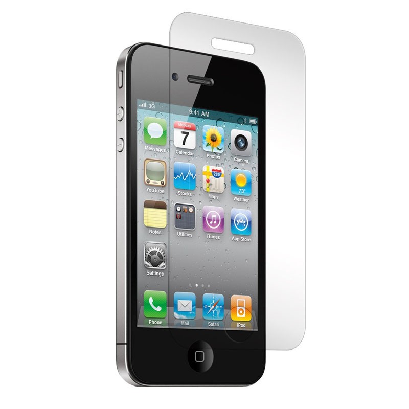 Mobiq - Glazen Screenprotector iPhone 4 / 4S - 1