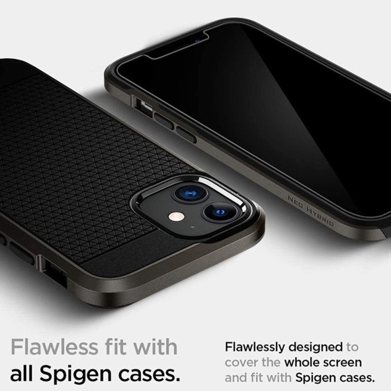 Spigen - Glas.tR Slim HD Privacy Screenprotector iPhone 14 / 13 Pro / 13 02