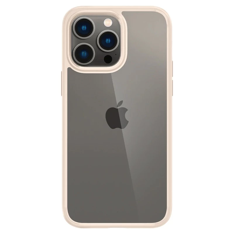 Denken Lijkenhuis oplichter Spigen Ultra Hybrid iPhone 14 Pro Hoesje Sand Beige | iPhone-Cases.nl