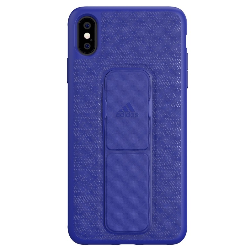 Adidas Grip Case iPhone XS Max hoes Blauw 01