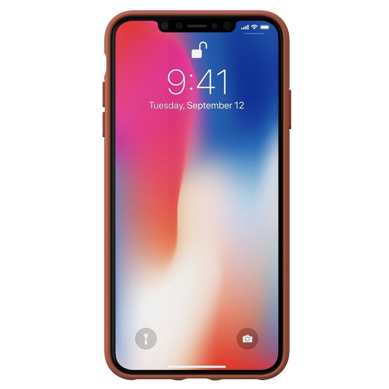 Adidas Moulded Case Canvas iPhone XS Max oranje 02