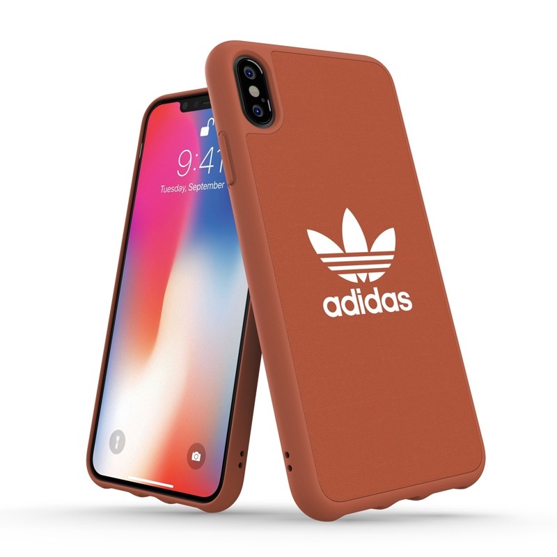 Adidas Moulded Case Canvas iPhone XS Max oranje 03
