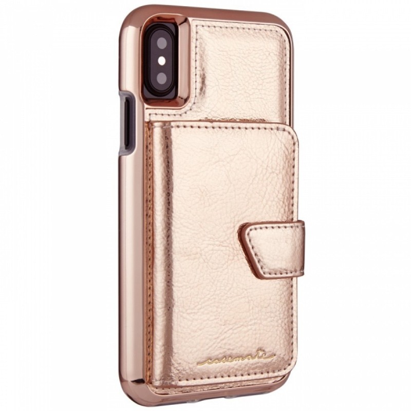 Case-Mate Compact Mirror Case iPhone X/Xs Rose Gold 01