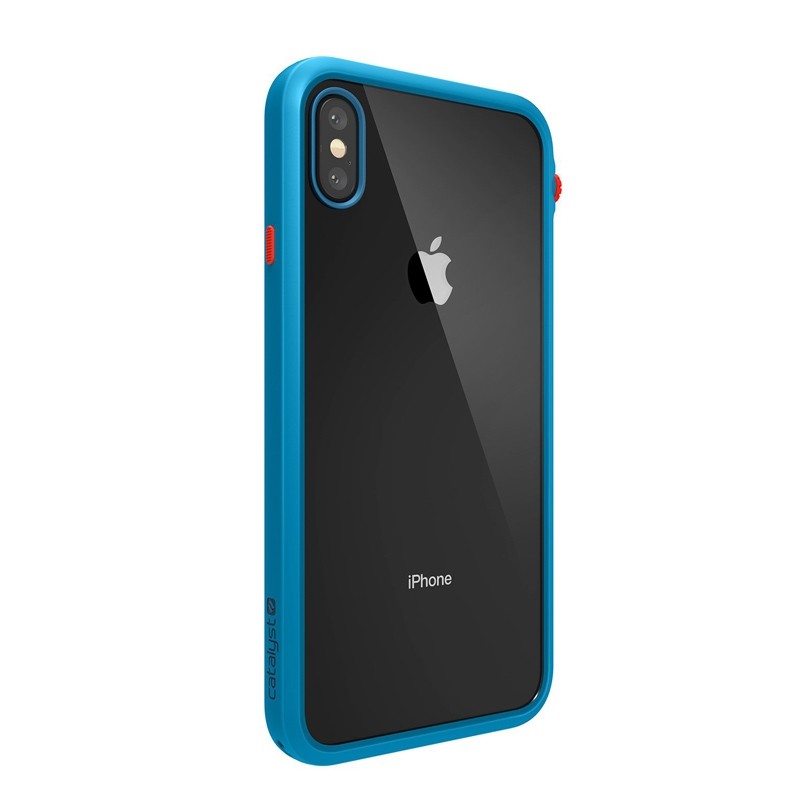 Catalyst Impact Protection Case iPhone XS Max Blauw / Transparant 06
