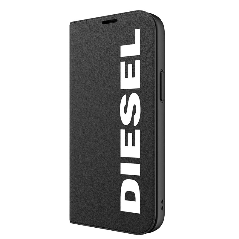 Diesel Booklet Case iPhone 12 / 12 Pro 6.1 zwart-wit 04