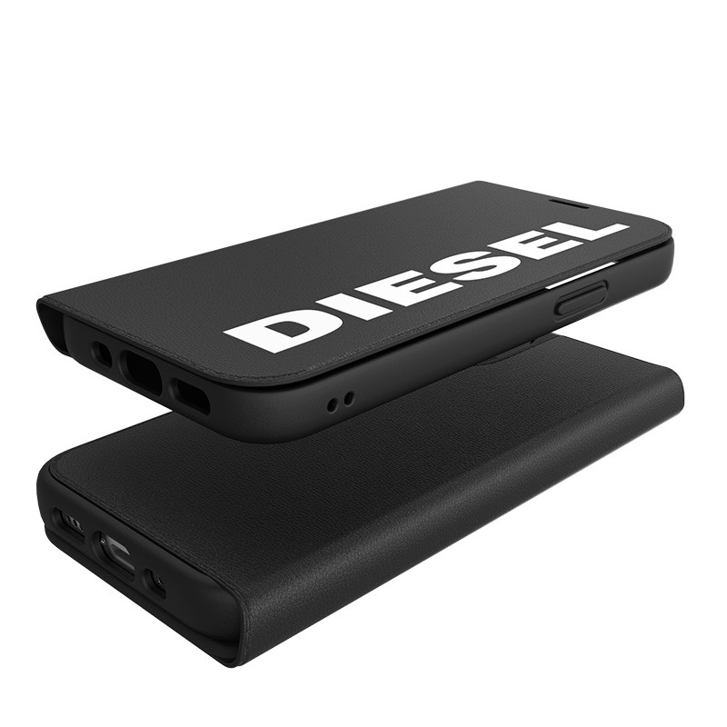 Diesel Booklet Case iPhone 12 / 12 Pro 6.1 zwart-wit 02
