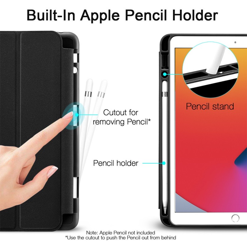 ESR Rebound Pencil Case iPad 10.2 (2020 / 2019) Zilver - 10