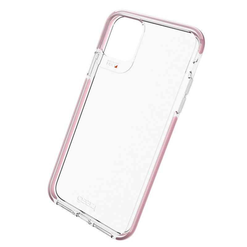 Gear4 Piccadilly iPhone 11 Hoesje roze transparant 01