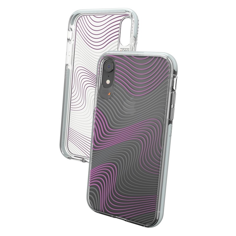 Gear4 Victoria iPhone XR Hoesje Fabric Transparant 04
