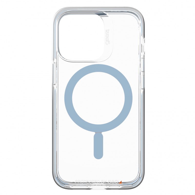Gear4 Santa Cruz Snap MagSafe iPhone 13 Pro Hoesje Clear Blue 04