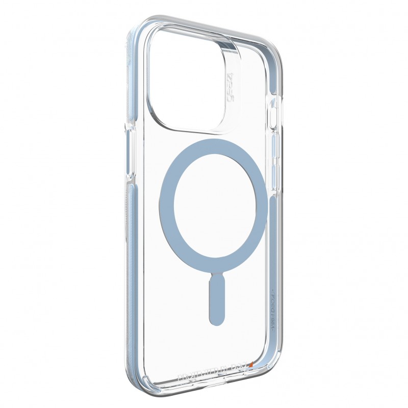 Gear4 Santa Cruz Snap MagSafe iPhone 13 Pro Hoesje Clear Blue 03