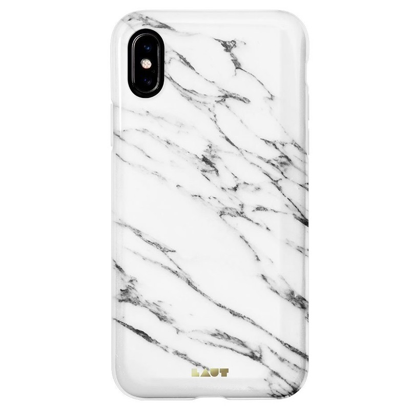 LAUT Huex-E iPhone XS Max Hoes Wit Marmer 03