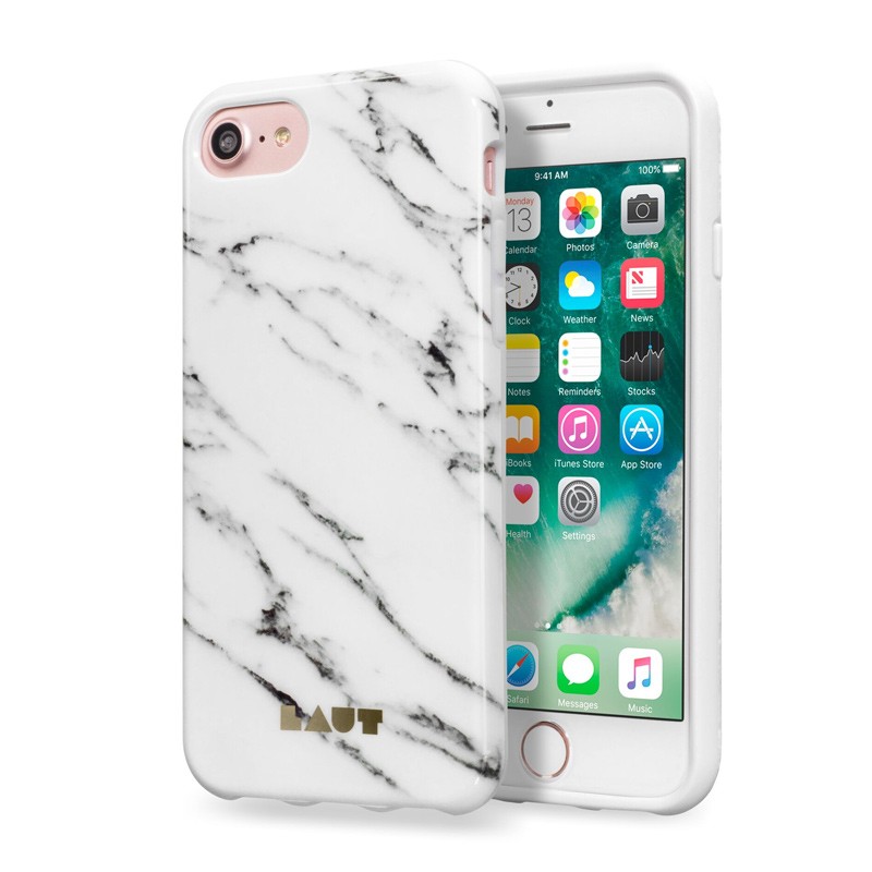 LAUT Huex Marble iPhone 7 White Marble 01