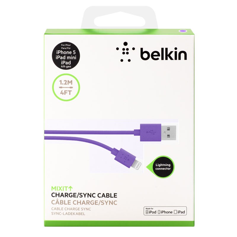 Belkin Lightning to USB kabel 1,2 meter purple - 2