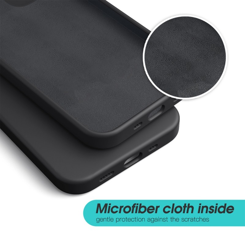 Mobiq Liquid Silicone Case iPhone 12 Pro Max Blauw - 3