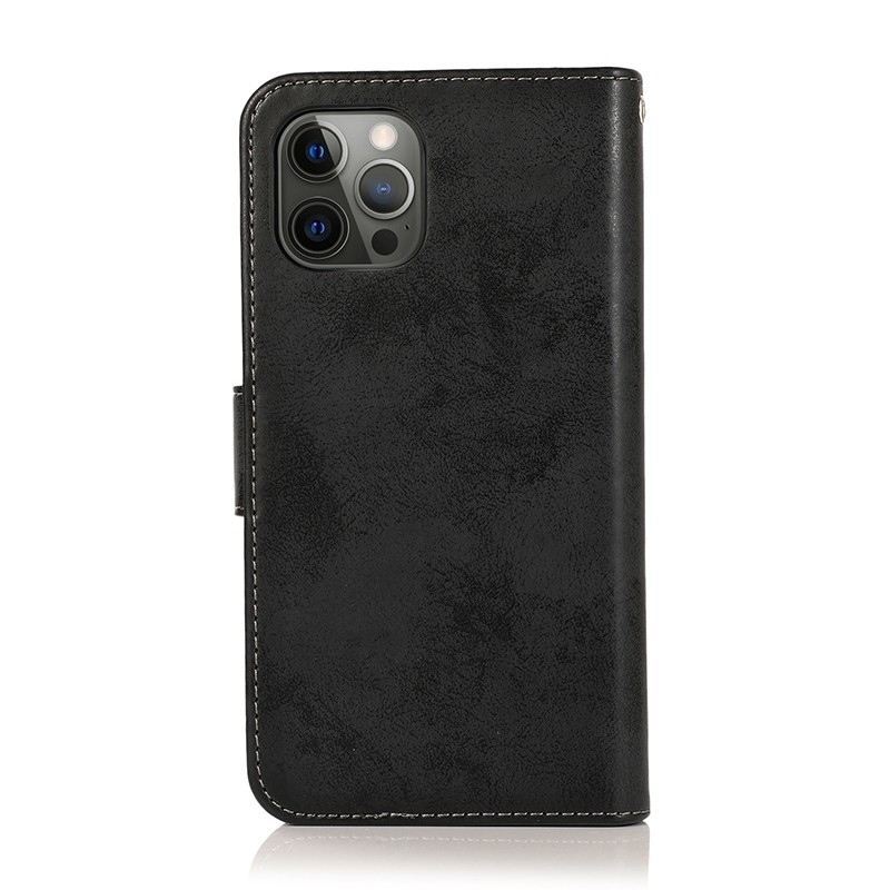 Mobiq - Magnetische 2-in-1 Wallet Case iPhone 13 Pro Max zwart 03