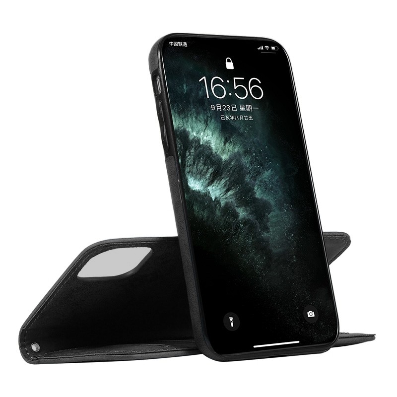 xMobiq - Magnetische 2-in-1 Wallet Case iPhone 14 max zwart 07