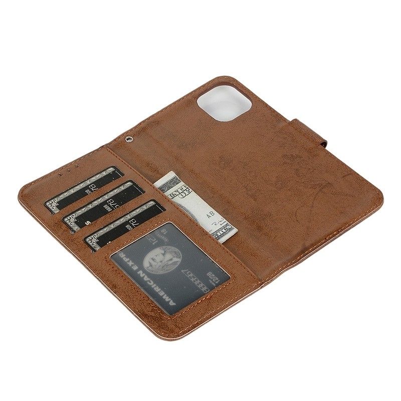 Mobiq - Magnetische 2-in-1 Wallet Case iPhone 14 Pro roze 03
