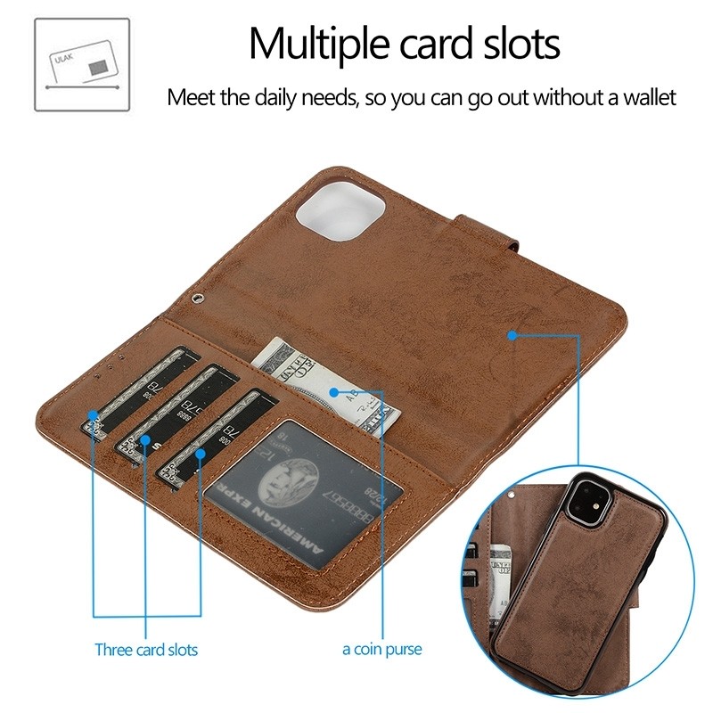 Mobiq - Magnetische 2-in-1 Wallet Case iPhone 14 Pro roze 08