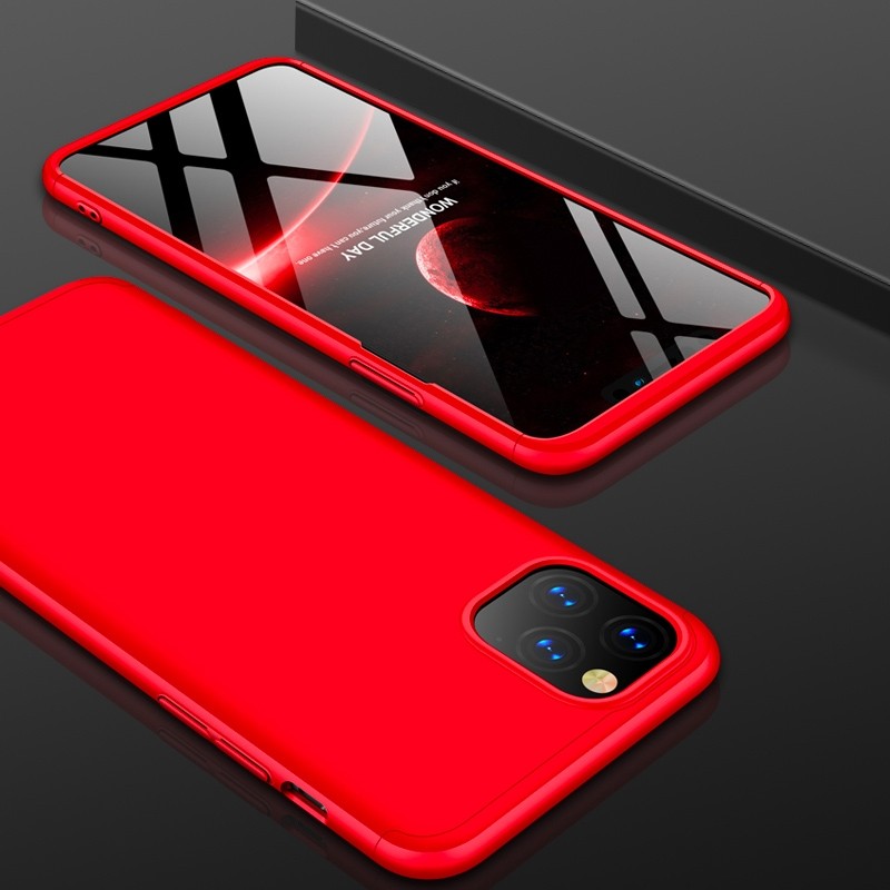 Mobiq 360 graden Hoesje iPhone 11 Rood - 1