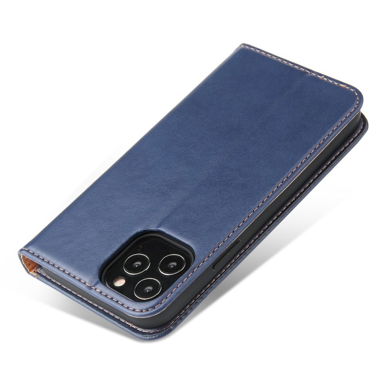 Mobiq - Premium Business Wallet iPhone 14 max Portemonnee Hoes blauw 04