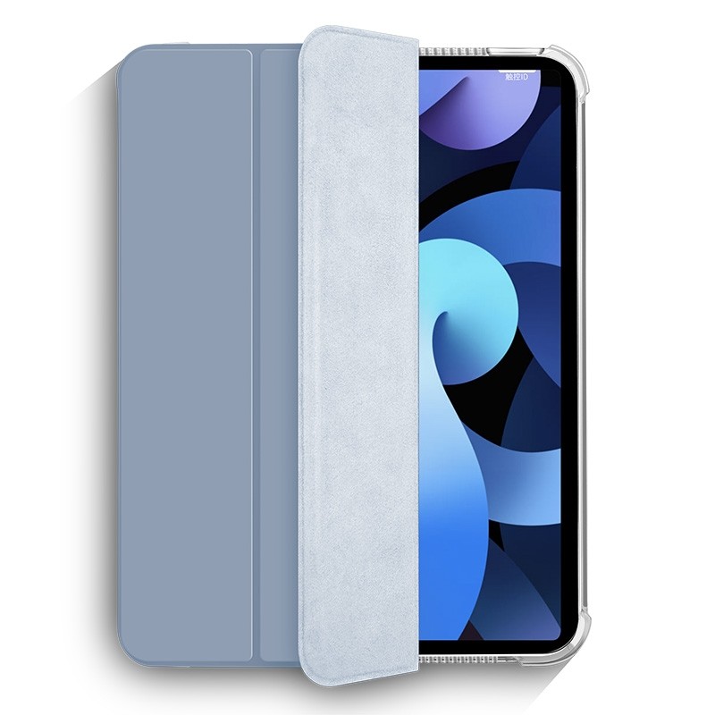Mobiq Clear Back Folio iPad Mini 6 Lichtblauw/transparant - 8