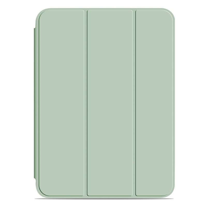 Mobiq Clear Back Folio iPad Mini 6 Mintgroen/transparant - 6