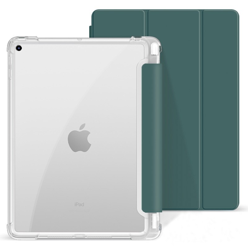 thema procedure Gedragen Mobiq Clear Back Folio iPad 10.2 inch (2021/2020/2019) Donkergroen |  iPhone-Cases.nl