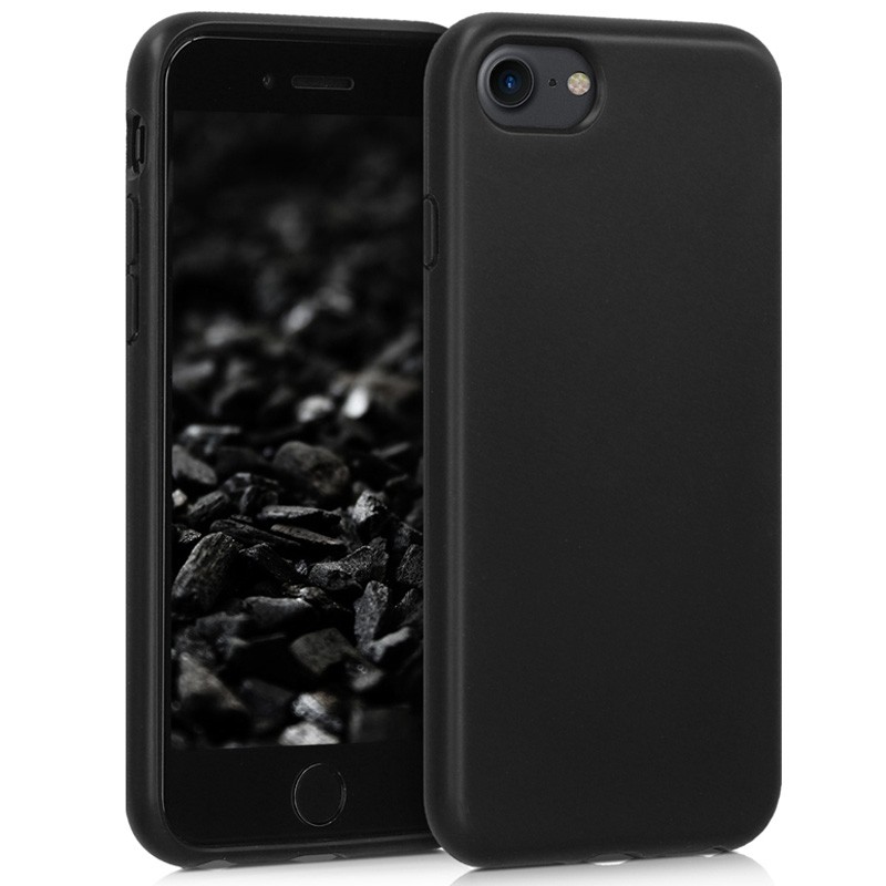 Mobiq Flexibel Eco Hoesje iPhone SE (2022 / 2020)/8/7 Zwart - 1