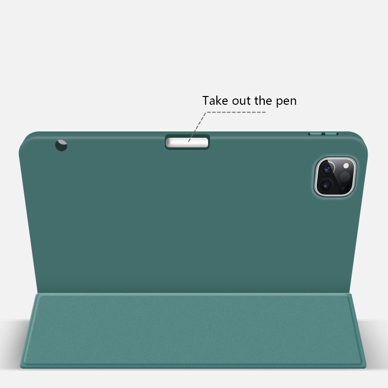 Mobiq Flexibele Folio Hoes iPad Pro 12.9 inch (2021) Mintgroen - 2