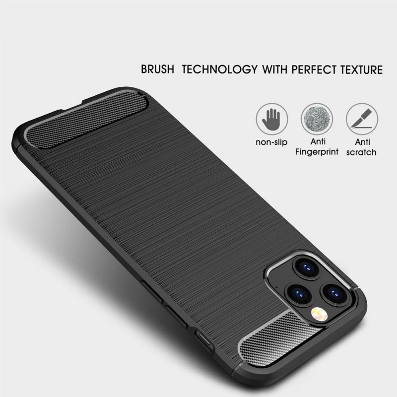 Mobiq Hybrid Carbon Hoesje TPU iPhone 13 Rood - 2