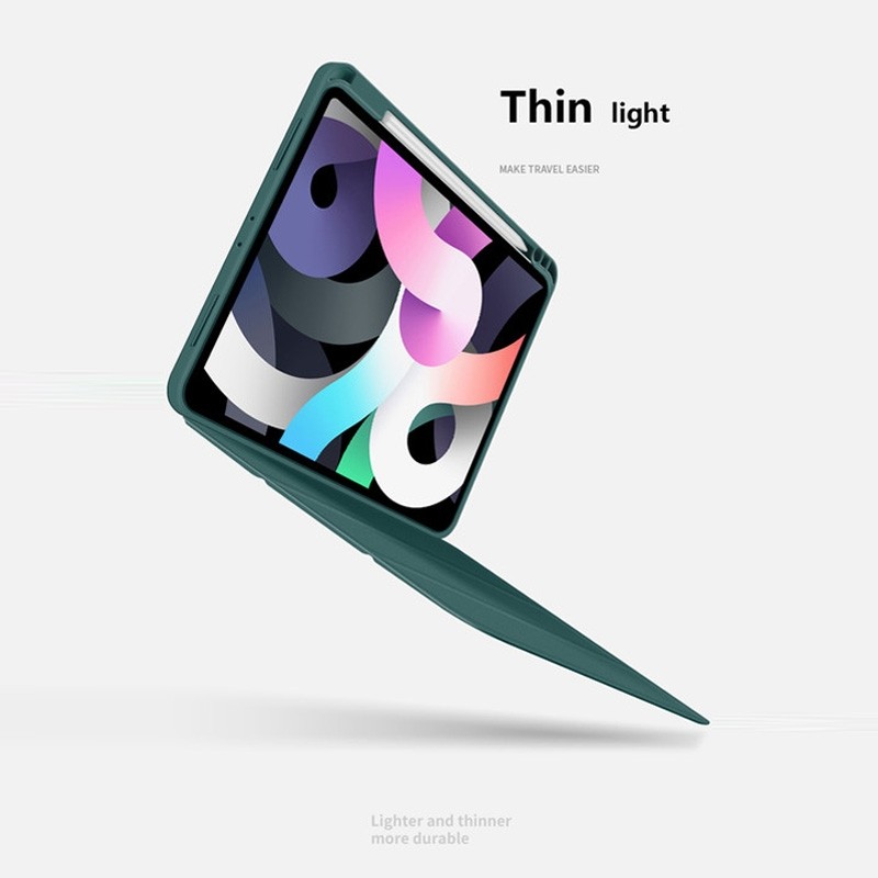 Mobiq Flexibele TriFold Hoes iPad Air 10.9 (2022 / 2020) Grijs - 3