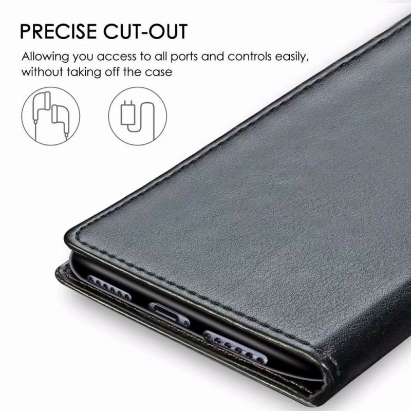 Mobiq Klassieke Wallet Case iPhone 12 Pro Max Groen - 5