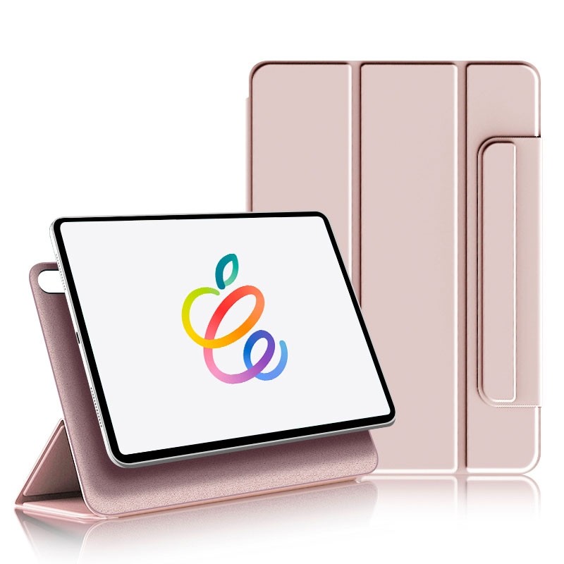 Mobiq Magnetische Folio Hoes iPad Pro 11 inch (2021/2020/2018) en iPad Air (2022 / 2020) Roze - 1