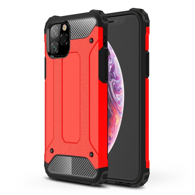 Mobiq Rugged Armor Case iPhone 11 Pro Rood - 1