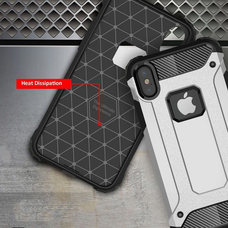 Mobiq Rugged Armor Case iPhone XR Rood 05