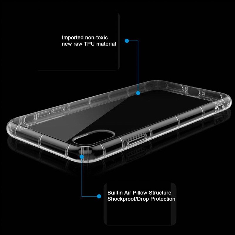 Mobiq Schokbestendig Hoesje iPhone 11 Pro Max Transparant - 3