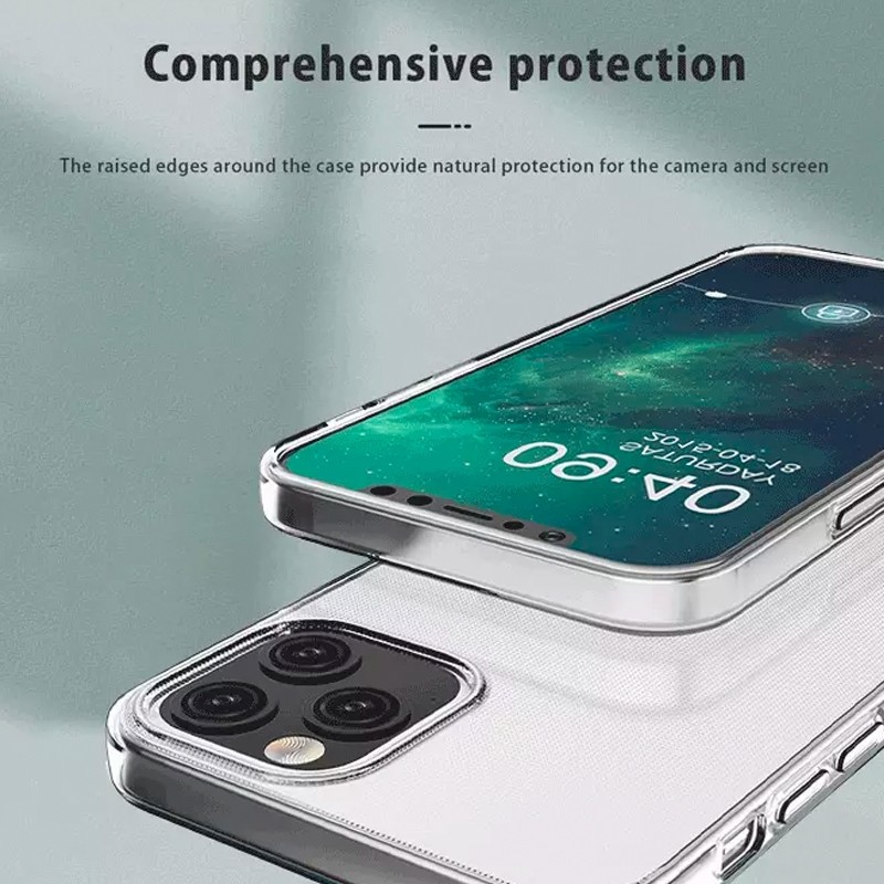 Mobiq - TPU Clear Case iPhone 12 6.1 Transparant - 6