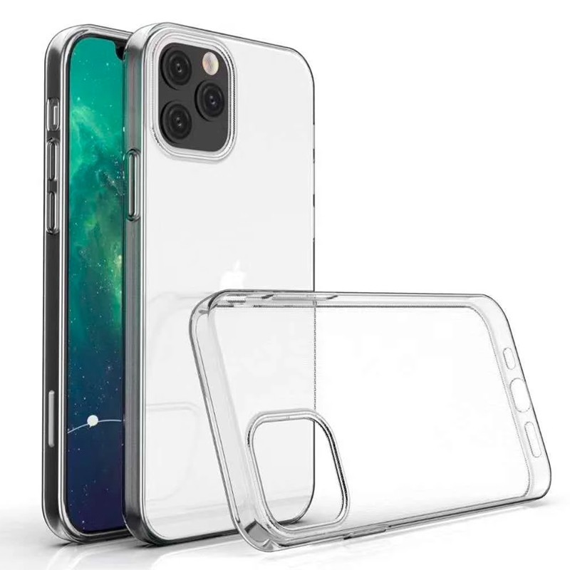 Mobiq - TPU Clear Case iPhone 12 Mini Transparant - 3