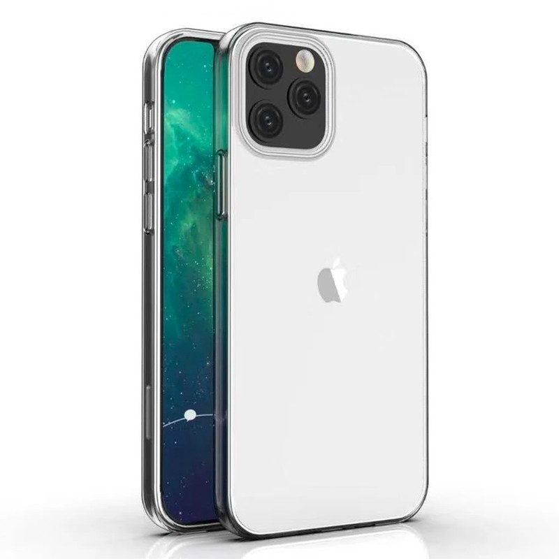 Mobiq - TPU Clear Case iPhone 12 Pro Max Transparant - 1