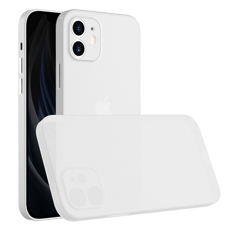 Mobiq - Ultra Dun 0.3mm Hoesje iPhone 12 Pro Max Transparant - 1