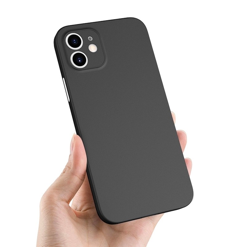 Mobiq Ultra Dun 0,35mm Hoesje iPhone 13 Mini Zwart - 4