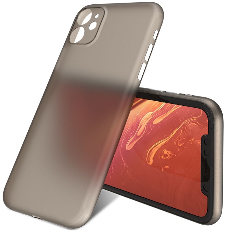 Mobiq Ultra Thin 0,33mm Case iPhone 11 Transparant - 3