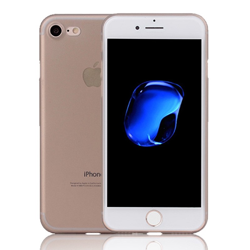 Mobiq Ultra Dun 0,35 mm Hoesje iPhone SE (2022 / 2020)/8/7 Grijs - 1
