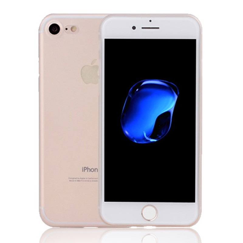 Mobiq Ultra Dun 0,35 mm Hoesje iPhone 8 Transparant - 1