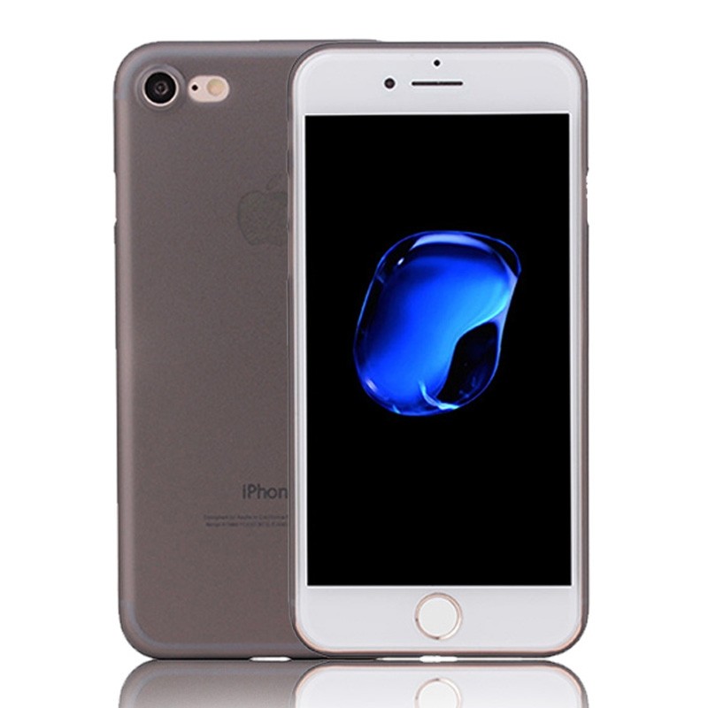 Mobiq Ultra Dun 0,35 mm Hoesje iPhone SE (2020)/8/7 Zwart - 1