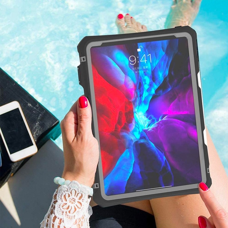 Mobiq Waterdichte Hoes iPad Air 10.9 inch (2020) Zwart - 4