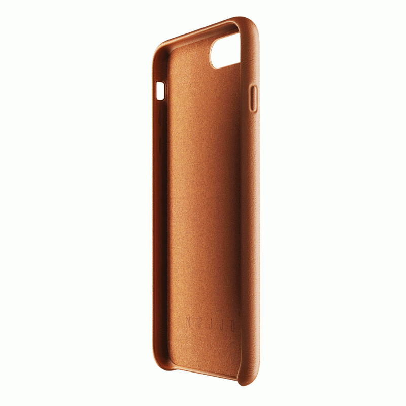 Mujjo Full Leather Wallet Case iPhone 8 Plus/7 Plus Tan 03