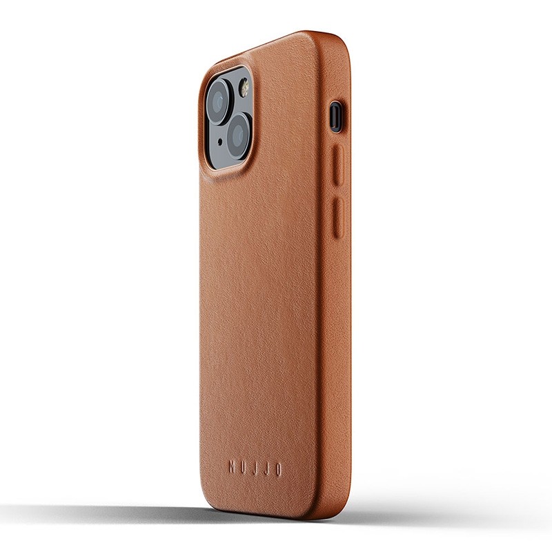 Mujjo Leather Case iPhone 13 Mini Bruin - 3
